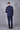 Designer Blue Fauble-breasted suit - Bharat Reshma