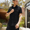 Designer Black Patch Pocket Co-ord Set - Bharat Reshma
