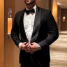 Aly Goni Black Designer Italian Tuxedo Set - Bharat Reshma