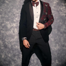 ANKIT GUPTA in Our Rich black textured suit with honeybee embroidered motifs - Bharat Reshma