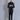 Designer Black Metal embroided tuxedo - Bharat Reshma