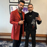 Honey Singh in Our Hand Painted Wolf Artwork jacket - Bharat Reshma