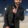 Jay Bhanushali In Our Black Cutdana & mirror embellishments Tuxedo - Bharat Reshma