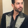 JAY BHANUSHALI in Our Black Embroidery Bead Collar Tuxedo Set - Bharat Reshma