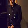 Manoj Bajpayee in our Black Plain Double-Breasted Jacket and Pant Set - Bharat Reshma