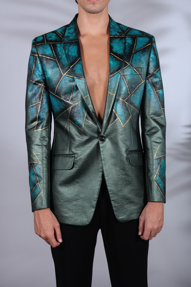 Starry blazer set - Bharat Reshma