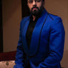 MANIESH PAUL in Our Blue Designer 2 Piece Suit - Bharat Reshma