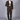 Brown Plain Suit and Pant Set - Bharat Reshma