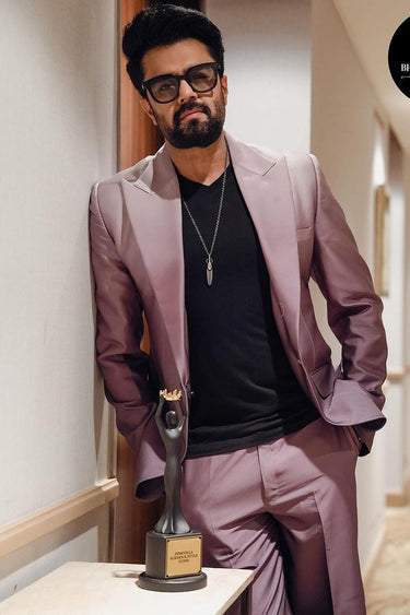 MANISH PAUL in Our Designer Ombre 2 Piece Suit - Bharat Reshma