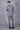 Gray Plain Bouble-Cuffed Formal Blazer and Pant - Bharat Reshma