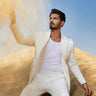 Vin Rana in Our White Classic Italian 2 Piece Suit - Bharat Reshma