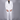 Designer White pattern Pin-stripe work Tuxedo Jacket And Pant Set - Bharat Reshma