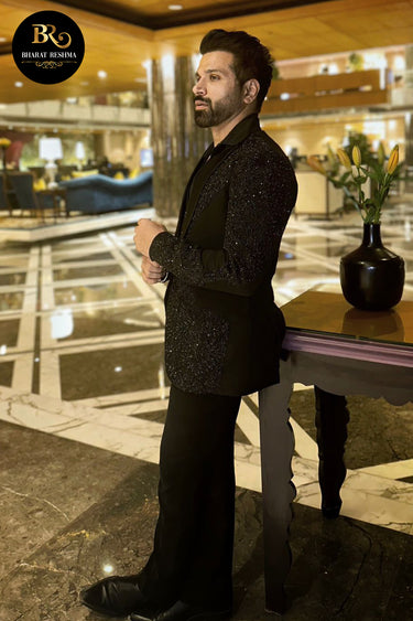 Rithvik Dhanjani in Our Black tuxedo - Bharat Reshma