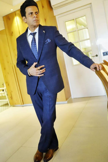 MANOJ BAJPAYEE in our Designer 3 Piece Suit - Bharat Reshma