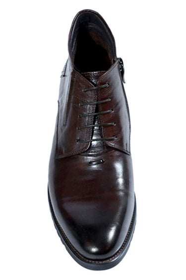 Highbrow Brown Bison Boots - Bharat Reshma