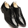 Black Leather Shoes for Men - Bharat Reshma