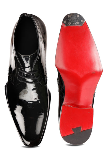 Goodyear Welted Lace Black Shoes for Men - Bharat Reshma