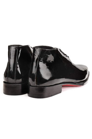 Goodyear Welted Pure Leather Black Shoes - Bharat Reshma