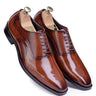 Wingtip Borgues Brown Leather Shoes - Bharat Reshma