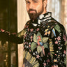 EMRAAN HASHMI in Our Black  indo-western embellished with hand embroidery - Bharat Reshma