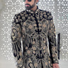 Pearl V Puri in Our Golden Work Designer Indo Western set - Bharat Reshma