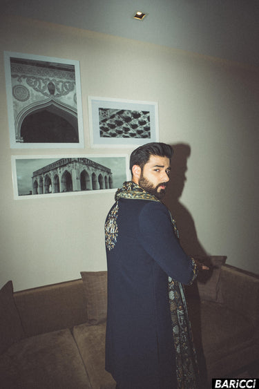 Bismil in Our Blue Indo-western Set - Bharat Reshma