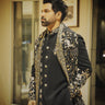 Rithvikk Dhanjani in Our Blue Indo-western with hand embroidery - Bharat Reshma