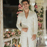 Mihir Gupta in Our Ivory Indo-Western embellished with Hand Work - Bharat Reshma