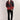 Black Satin Digital Print Jacket - Bharat Reshma