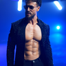 Tiger Shroff in Our Signature Black Jacket with Pearl & Sequin Detailing - Bharat Reshma