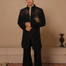 Black Cracker Kurta Set - Bharat Reshma