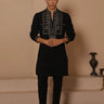 Black Noir heritage kurta set - Bharat Reshma