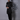 Black organza cut work kurta set - Bharat Reshma