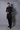 Black organza cut work kurta set - Bharat Reshma