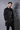 Black organza cut work kurta set - Bharat Reshma