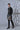 Designer Black Front-back embroided kurta - Bharat Reshma