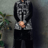 Manish Paul In Our Black Velvet Designer Kurta Set with Resham Work - Bharat Reshma