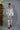 White Rose Themed Designer Kurta Pant Set - Bharat Reshma