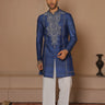 Indigo etch kurta set - Bharat Reshma