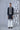Lucknawi Style Classic Embroided Navy Kurta - Bharat Reshma