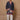 Navy bloom kurta set - Bharat Reshma