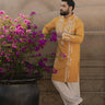 Bismil in Our Yellow Mirror Embroidered Kurta Set - Bharat Reshma
