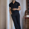 Designer Black deer embroidery partywear Co-ord Set - Bharat Reshma