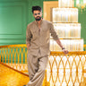 Manish Paul In Khaki Co-ord Set with Loose Pant - Bharat Reshma