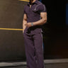 Designer Purple Co-ord Set For Men - Bharat Reshma