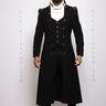 Studs and Cuts Men's Designer Black Gown - Bharat Reshma