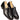 Black Patent Designer Mens's Mojaris with Embroidery - Bharat Reshma