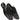 Tan Patent Black Leather Sandals for Men - Bharat Reshma