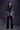 Designer Black Velvet Tuxedo with Artistic Print