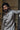 Taaha Shah in Grey Satin Kurta Set